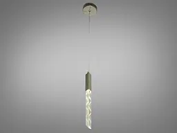 Стельова люстра LED Diasha 3001/1HR, 3W, хром, сучасний стиль для коридору, вітальні, спальні, офісу - мініатюра 4