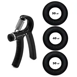 Набір кистьових еспандерів кільце+еспандер ножиці Power Grip Set1 Newt NE-1587-60