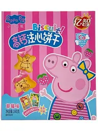 Печиво з кальцієм Yizhi Biscuit Peppa Pig Strawberry 160г