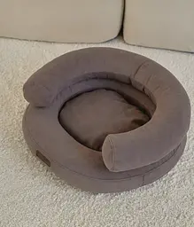 Лежак ортопедичний для собак "Marshmallow" коричневий XS (60*57) - мініатюра 3
