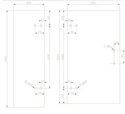 Душова кабіна Eger Stefani 100x100 без піддону 599-535-100/1, прозорий, хром - мініатюра 3
