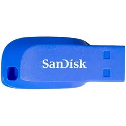 USB флеш накопичувач SanDisk 64GB Cruzer Blade Electric Blue USB 2.0 (SDCZ50C-064G-B35BE)