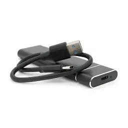 Кишеня зовнішня SHL-R320, USB3.0 M.2 NGFF, Black - мініатюра 2