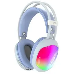 Бездротова ігрова гарнітура P890 RGB Bluetooth навушники з мікрофоном 40 мм драйвера 18 годин роботи блакитний