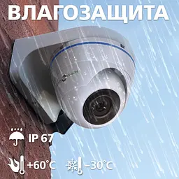Гібридна антивандальна камера GV-098-GHD-H-DOF50V-30 - мініатюра 4