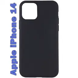 Силіконовий чохол BeCover для Apple iPhone 14 Black (708107) - мініатюра 2