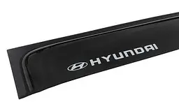 Дефлектори вікон вітровики Hyundai Tucson (JM) 2004-2010 Скотч 3M Voron Glass - мініатюра 3