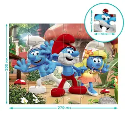 Дитячий пазл "The Smurfs: Привіт усім!" 200662, 30 елементів - мініатюра 3