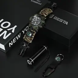 Подарунковий набір BESTA Box Military Light з компасом Темно-зелений (3363) - мініатюра 2