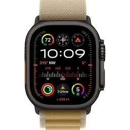 Смарт-годинник Apple Watch Ultra 2 49mm Black Titanium Case with Tan Alpine Loop Small (MYTF3+MYQ03) [114896] - мініатюра 2