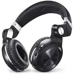 Бездротові навушники Bluedio T2 Plus Bluetooth із вбудованим радіо Чорні - мініатюра 6
