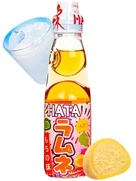 Японський газований напій Hata Ramune Mochi Моті 200мл