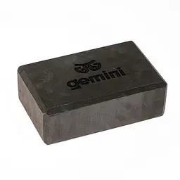 Блок для йоги Gemini Sport GВ001-BK 23х15х7,5 см, чорний - мініатюра 2