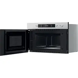 Мікрохвильова піч вбудована Whirlpool 22л 750Вт дисплей нерж - мініатюра 3