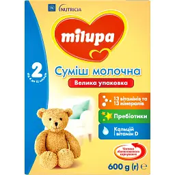 Набір Milupa: Суміш молочна суха 2 МП (4 х 600 г) - мініатюра 2