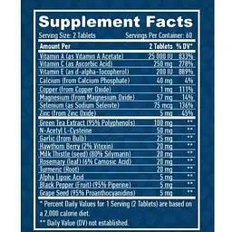 Комплекс вітамінів і антиоксидантів Haya Labs Antioxidant Complex 120 таблеток - мініатюра 3
