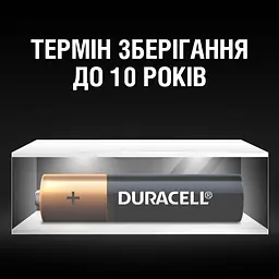 Лужні батарейки мізинчикові Duracell 1.5 V АAA LR03/MN2400, 10 шт. (5000394152557) - мініатюра 7