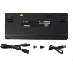 Клавіатура A4Tech FBX53C Wireless/Bluetooth UA Black (4711421001908) - мініатюра 10