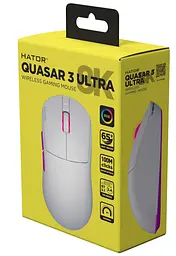 Миша HATOR Quasar 3 ULTRA 8K Wireless White (HTM771) - мініатюра 7