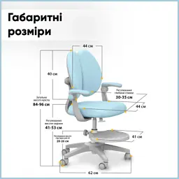 Дитяче крісло Mealux Sprint Duo KBL (Y-412 KBL) - мініатюра 4