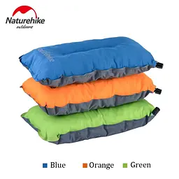 Подушка самонадувна Naturehike Sponge automatic NH17A001-L, світло блакитна - мініатюра 3