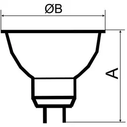 Лампочка Electrum MR-16 ELECTRUM 5W GU10 3000K (A-LR-0070) - мініатюра 2