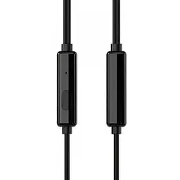 Навушники вакуумні з еластичним кабелем Borofone Bm28 Jack 3.5 чорні 6931474701732 - мініатюра 2