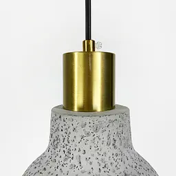 Підвіс Terrazzo Toco із сірим бетонним плафоном в стилі Ар-деко Line.F MJ 167/1 GR - мініатюра 5