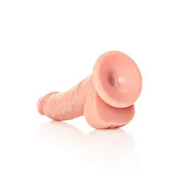 Фалоімітатор RealRock Curved Realistic, 17 см (бежевий) - мініатюра 3