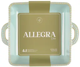 Форма для запікання квадратна Limited Edition Allegra Oliva GJH011-26-2-131 26х21х5.5 см оливкова - мініатюра 3