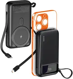 Power Bank Sigma X-power SI20A8QL-MAG 20000mAh 20W/15W Wireless black UA - мініатюра 6