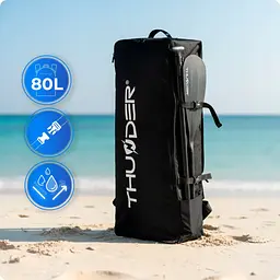 Надувна дошка SUP THUNDER Wood 350 см з веслом - мініатюра 7