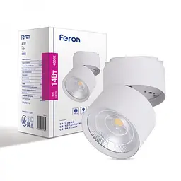 Світлодіодний трековий світильник Feron AL107, 14 Вт 4000K білий (32475) - мініатюра 2