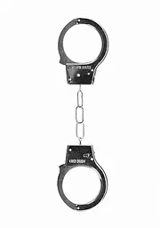 Металеві наручники Ouch! Beginner's Handcuffs срібного кольору - мініатюра 5