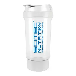 Шейкер Scitec Nutrition Shaker 500 мл 2-х компонентний, White