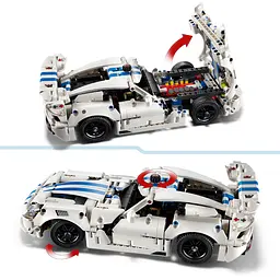 Конструктор LEGO Technic Спортивний автомобіль Dodge Viper GTS-R 805 ел. (42234) - мініатюра 10