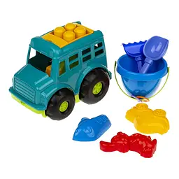 Пісочний набір Автобус "Бусик" №3 Colorplast 0107 Зелений
