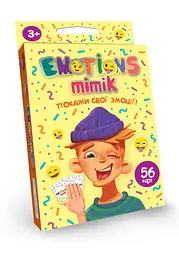 Карткова гра Emotions Mimik (українською), Danko Toys