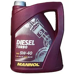 Олива моторна Mannol Diesel Turbo 5W-40 CI-4/SJ 5 л (22770)