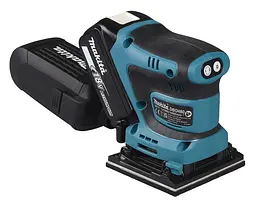 Шліфмашина вібраційна акумуляторна Makita DBO480Z (112x102 мм, 11000-14000 хв-1, BL, LXT, без акумуляторів та зарядного пристрою) - мініатюра 4