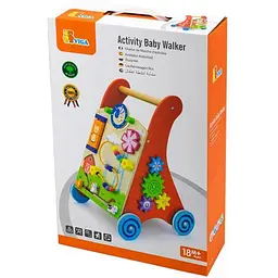 Ходунки-каталка Viga Toys з бізібордом (50950) - мініатюра 4