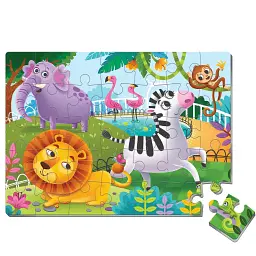 М’які пазли Vladi Toys Зоопарк 35 елементів VT1102-33 - мініатюра 2