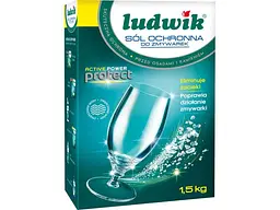 Сіль для посудомийних машин LUDWIK 1,5кг чищення Ludwik