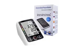 Тонометр на руку Electronic Blood Pressure Monitor (БІЛИЙ) (LY-86) - мініатюра 3