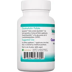 Фолат Nutricology QuatreActiv Folate 5-MTHF 90 капсул (ARG-56530) - мініатюра 3