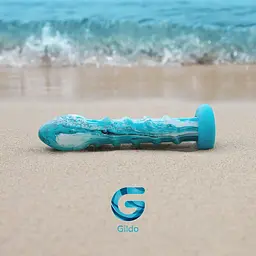 Скляний дилдо Gildo Ocean Wave - мініатюра 7