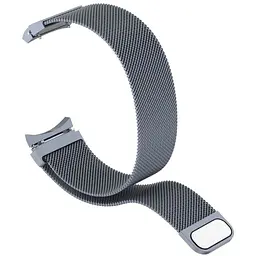 Ремінець для Samsung Galaxy Watch 4 40mm - темно-сірий Watchbands Milanese Loop ширина кріплення 20мм металевий (WB0013040440) - мініатюра 2
