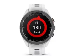 Смарт-годинник Garmin Approach S70 42mm B. Ceramic Bezel with White S. Band (010-02746-00/10) - мініатюра 3
