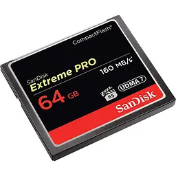 Карта пам'яті SanDisk CompactFlash 64GB Extreme Pro R-160MB/s [SDCFXPS-064G-X46] [100469] - мініатюра 8