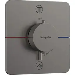 Термостат для душу Hansgrohe ShowerSelect Comfort Q brushed black chrome 15583340